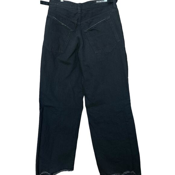 Balenciaga Hybrid Cargo Jeans Black SS22 Japanese Denim size S - Picture 13 of 13